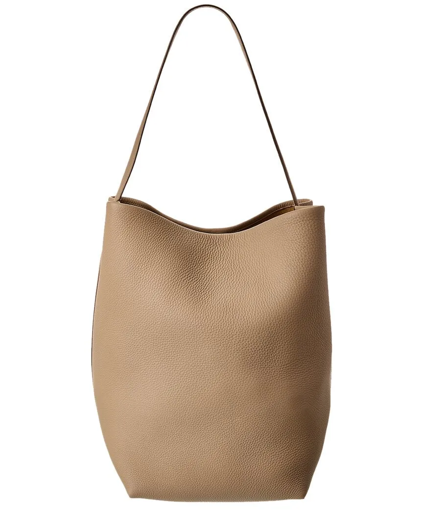 The Row Park N/S Large Leather Tote