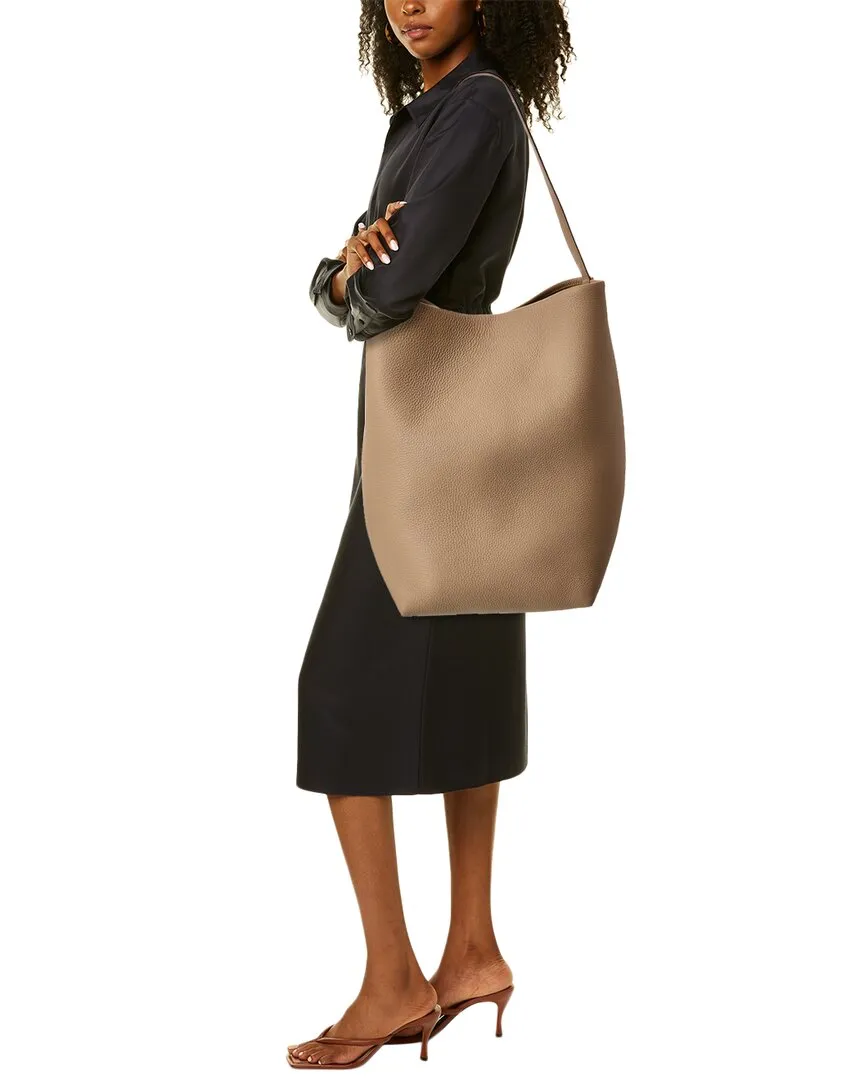 The Row Park N/S Large Leather Tote