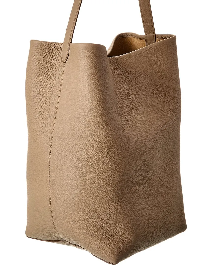 The Row Park N/S Large Leather Tote