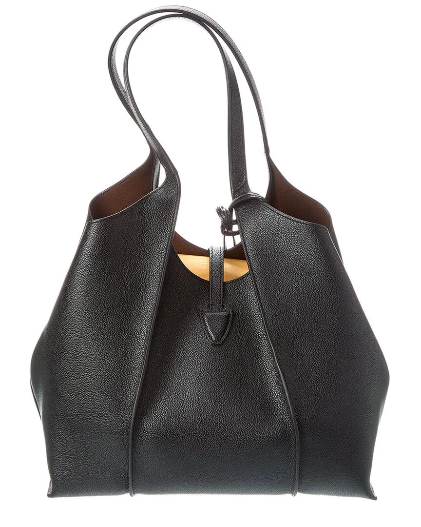 TODs T Timeless Small Leather Tote