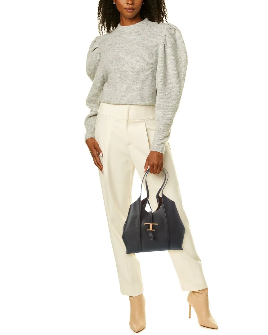 TODs T Timeless Small Leather Tote