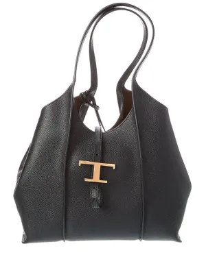 TODs T Timeless Small Leather Tote