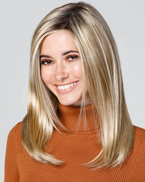Top Coverage 18 inch (Exclusive) | Lace Front & Monofilament Synthetic Hair Topper by Jon Renau