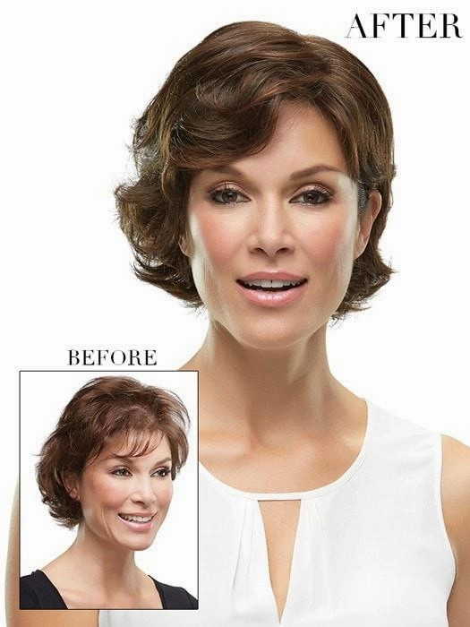 Top Crown | Synthetic Hair Topper (Full Mono)
