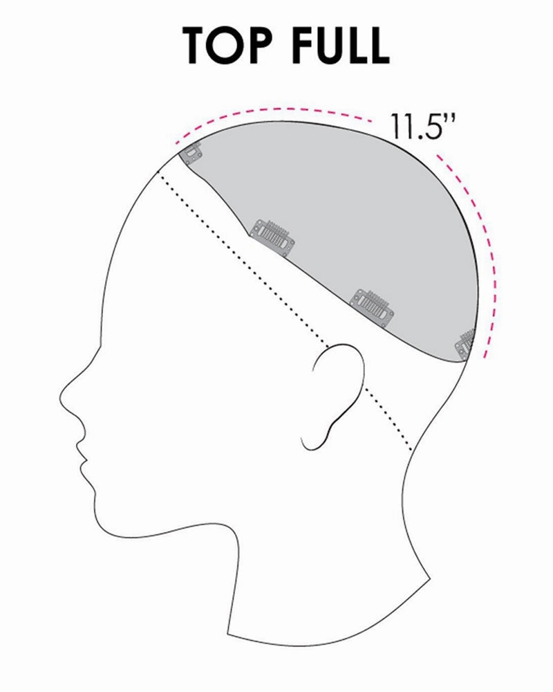 Top Full 12 inch HH (Exclusive) | Monofilament Remy Human Hair Topper by Jon Renau