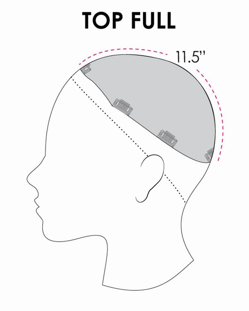 Top Full 18 inch HH (Exclusive) | Monofilament Remy Human Hair Topper by Jon Renau