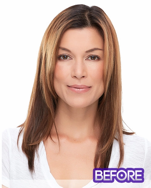 Top Smart 18 inch | Lace Front & Monofilament Synthetic Hair Topper by Jon Renau