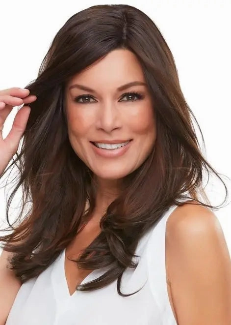 Top Smart 18 inch Monofilament Clip in Hair Addition Synthetic Fibre