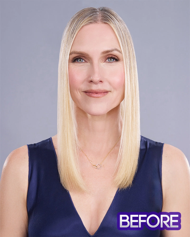 Top Trend Lace HD Wavy 18 inch | Lace Front & Monofilament Synthetic Hair Topper by Jon Renau