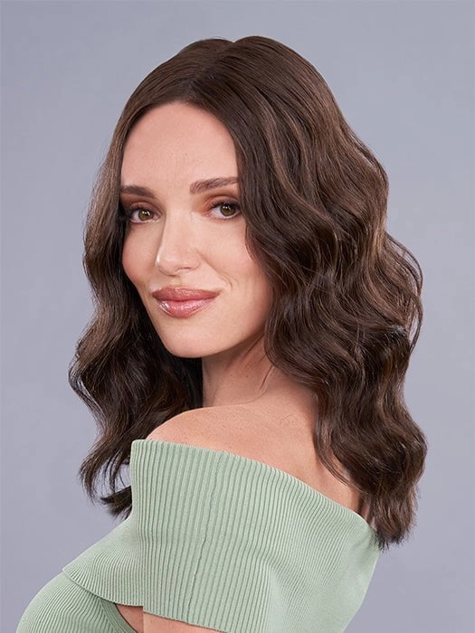 Top Trend Lace Wavy 14 | Synthetic Lace Front Hair Topper (Mono Top)