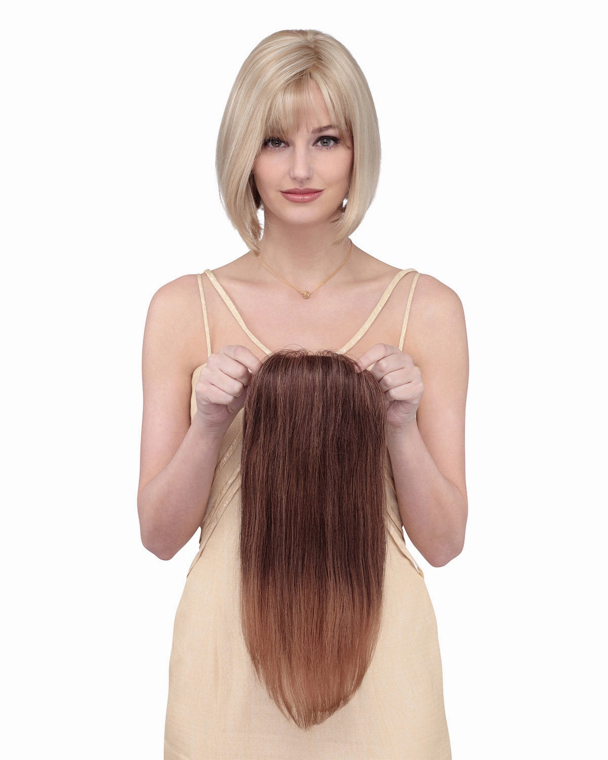 Toppiece 4002 | Monofilament Human Hair Wiglets by Louis Ferre