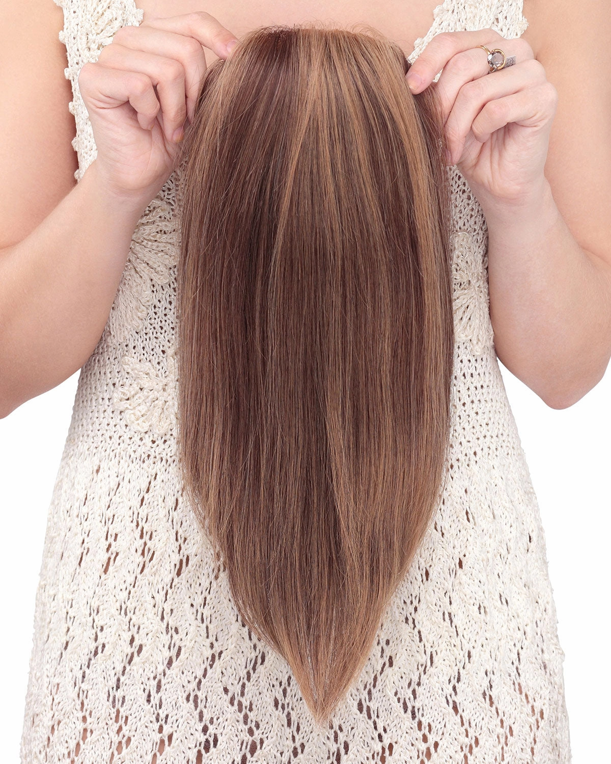 Toppiece 4004 | Monofilament Human Hair Wiglets by Louis Ferre