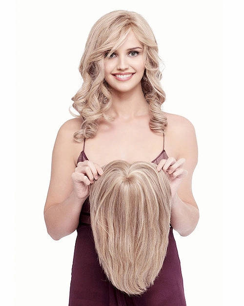 Toppiece 5001 | Half Monofilament Human Hair Wig by Louis Ferre