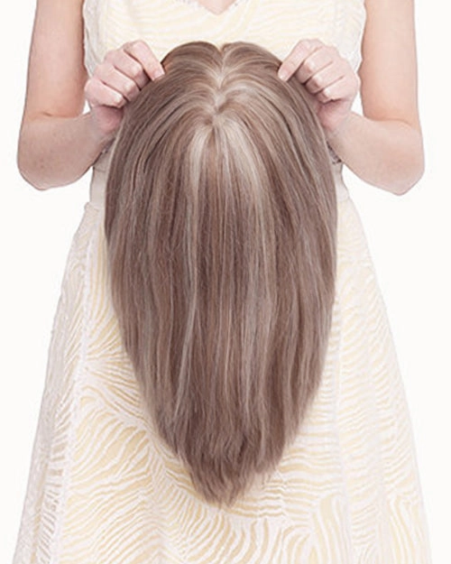 Toppiece 5002 |.75 Monofilament Human Hair Wig by Louis Ferre