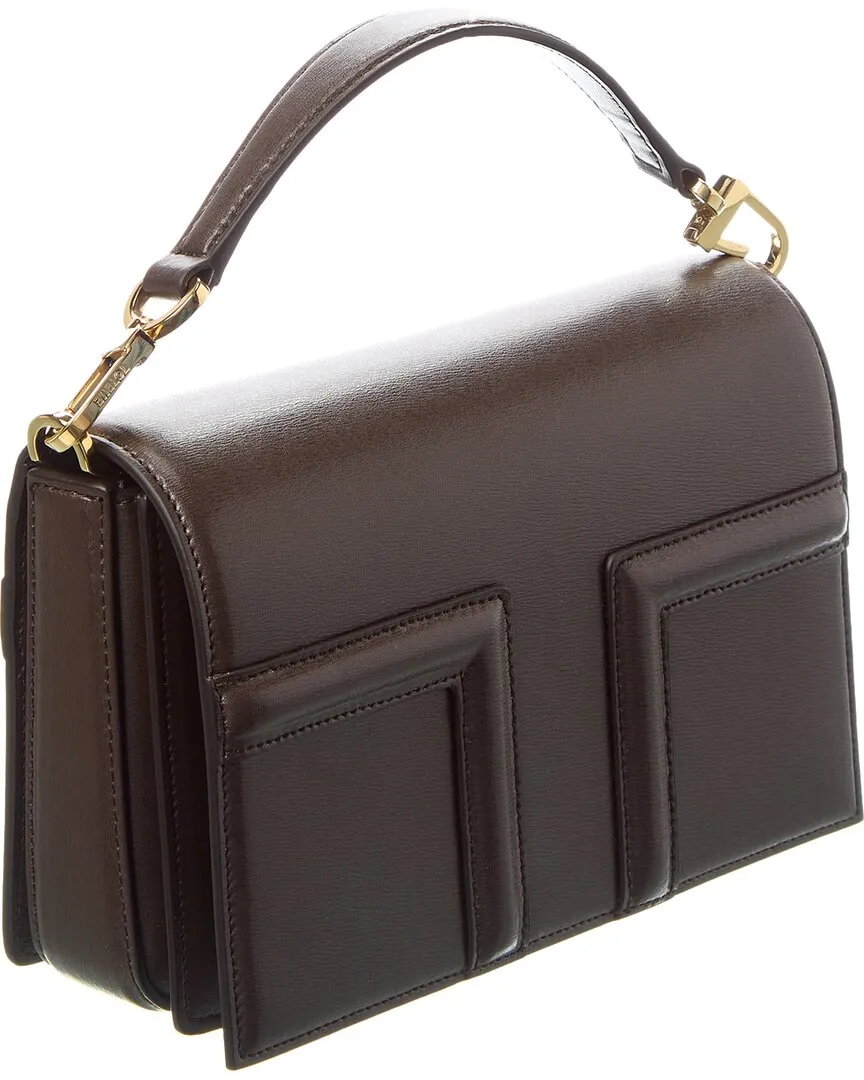 TOTEME T Flap Mini Leather Shoulder Bag
