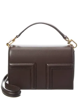 TOTEME T Flap Mini Leather Shoulder Bag