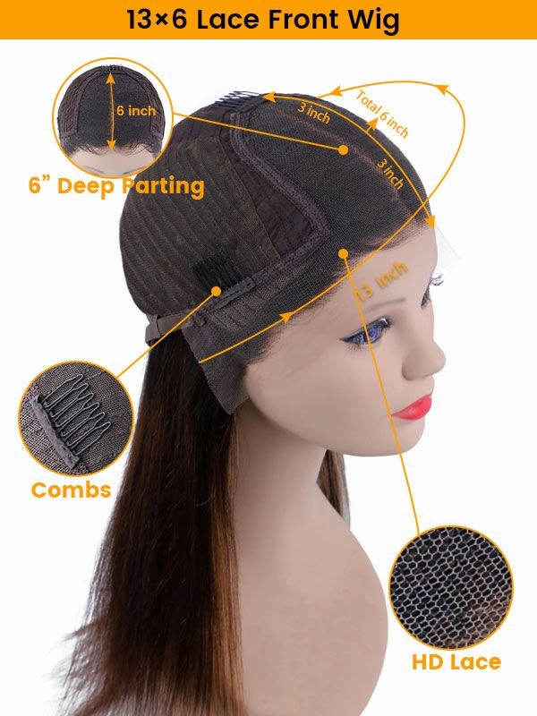 Undetectable HD Lace 180% Loose Wave Lace Front Human Hair Wigs NCF62