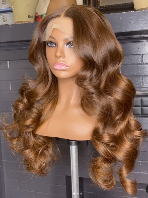 Undetectable HD Lace Body Wave 360 Lace Frontal Wigs Pre Plucked with Baby Hair NCF105