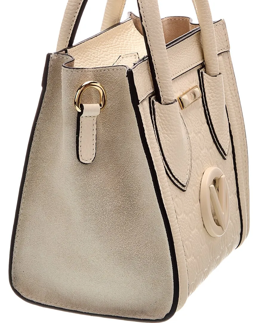 Valentino by Mario Valentino Eva Dollaro Monogram Leather Tote