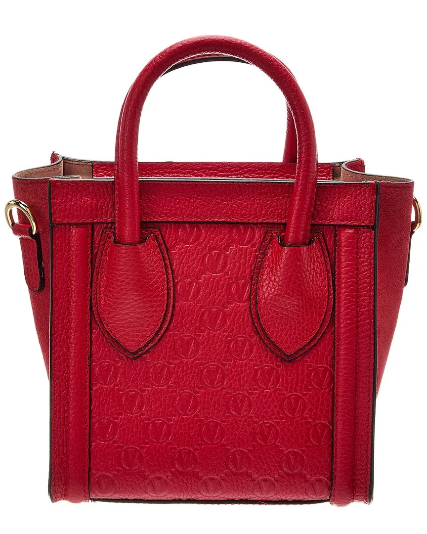 Valentino by Mario Valentino Eva Dollaro Monogram Leather Tote