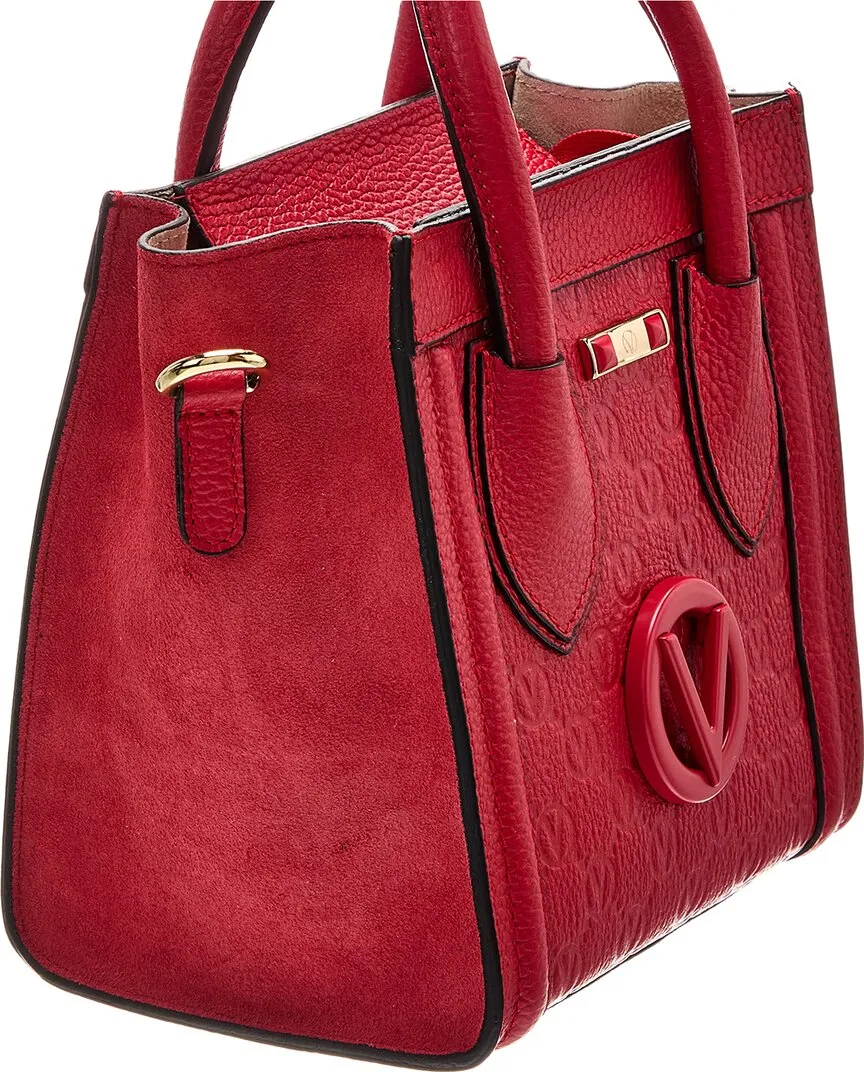 Valentino by Mario Valentino Eva Dollaro Monogram Leather Tote