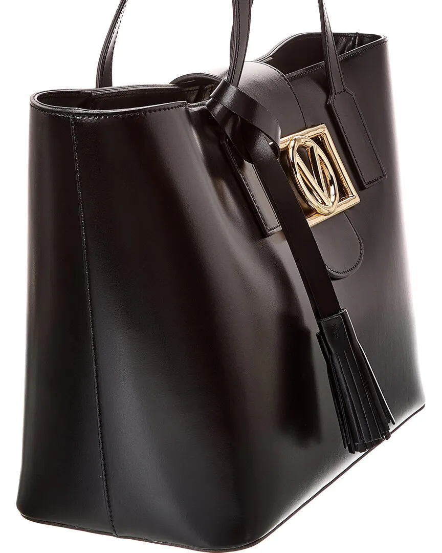 Valentino by Mario Valentino Marion Super V Leather Tote