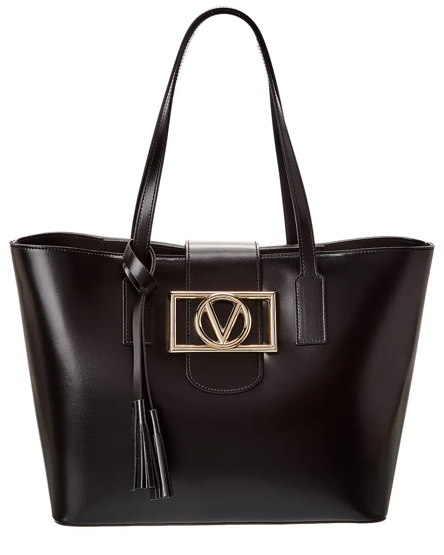 Valentino by Mario Valentino Marion Super V Leather Tote