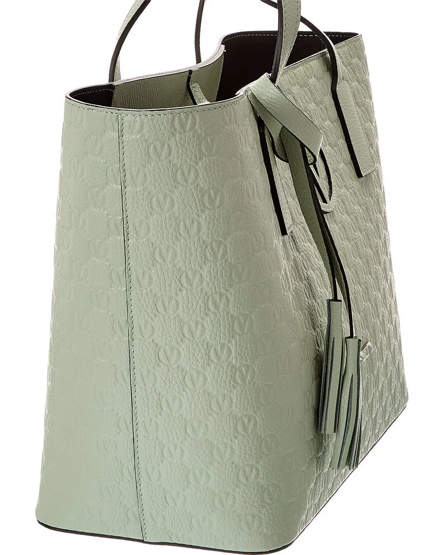 Valentino by Mario Valentino Soho Medallion Leather Tote
