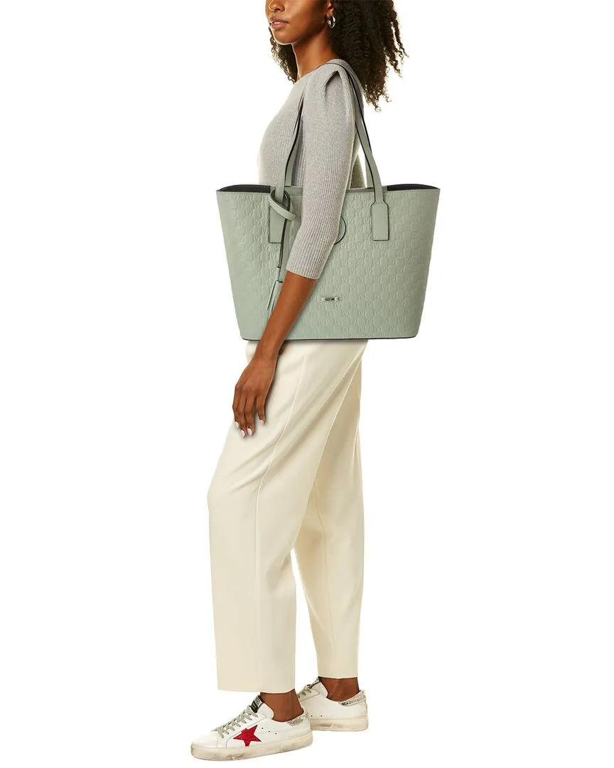 Valentino by Mario Valentino Soho Medallion Leather Tote