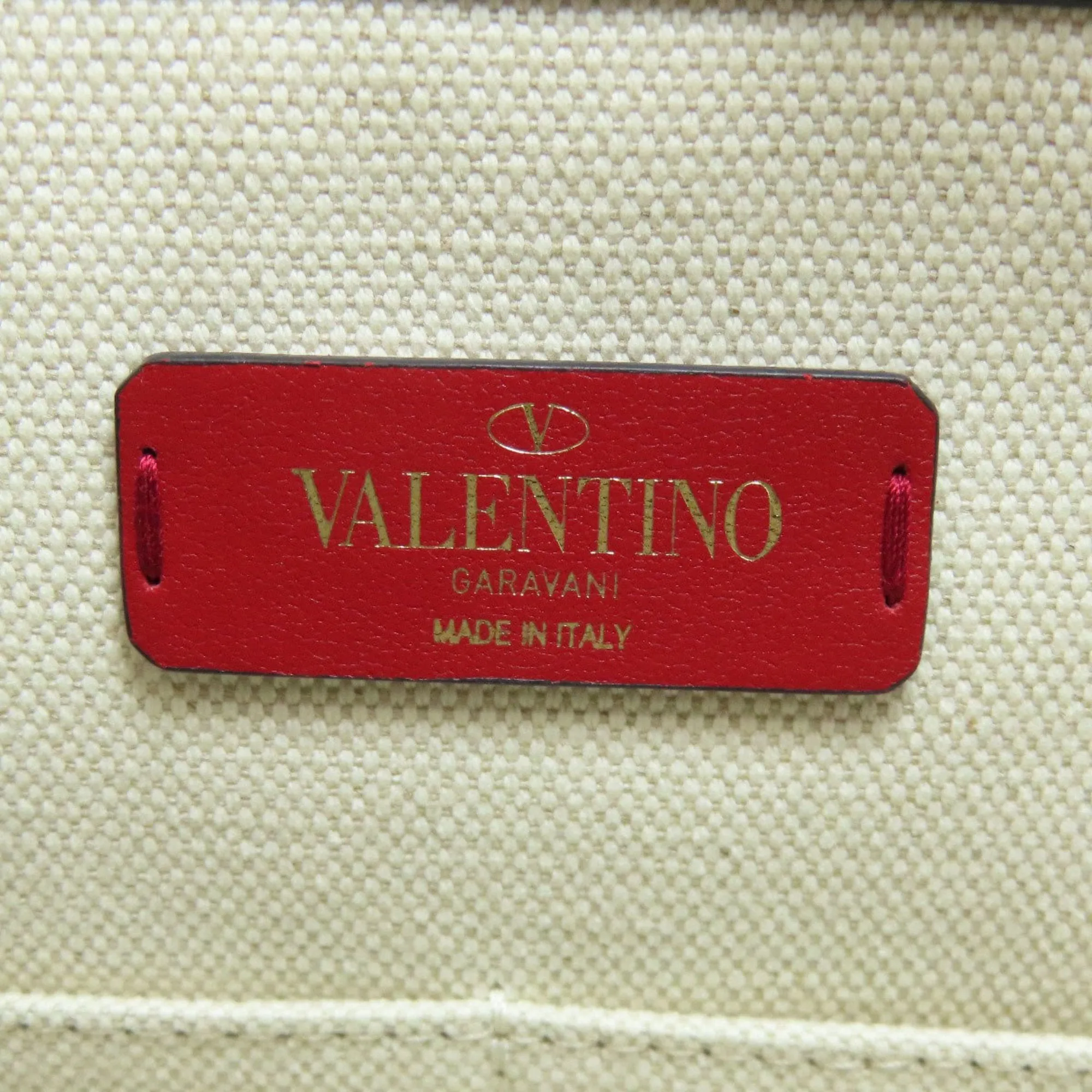 Valentino  Canvas Tote Bag (Pre-Owned)