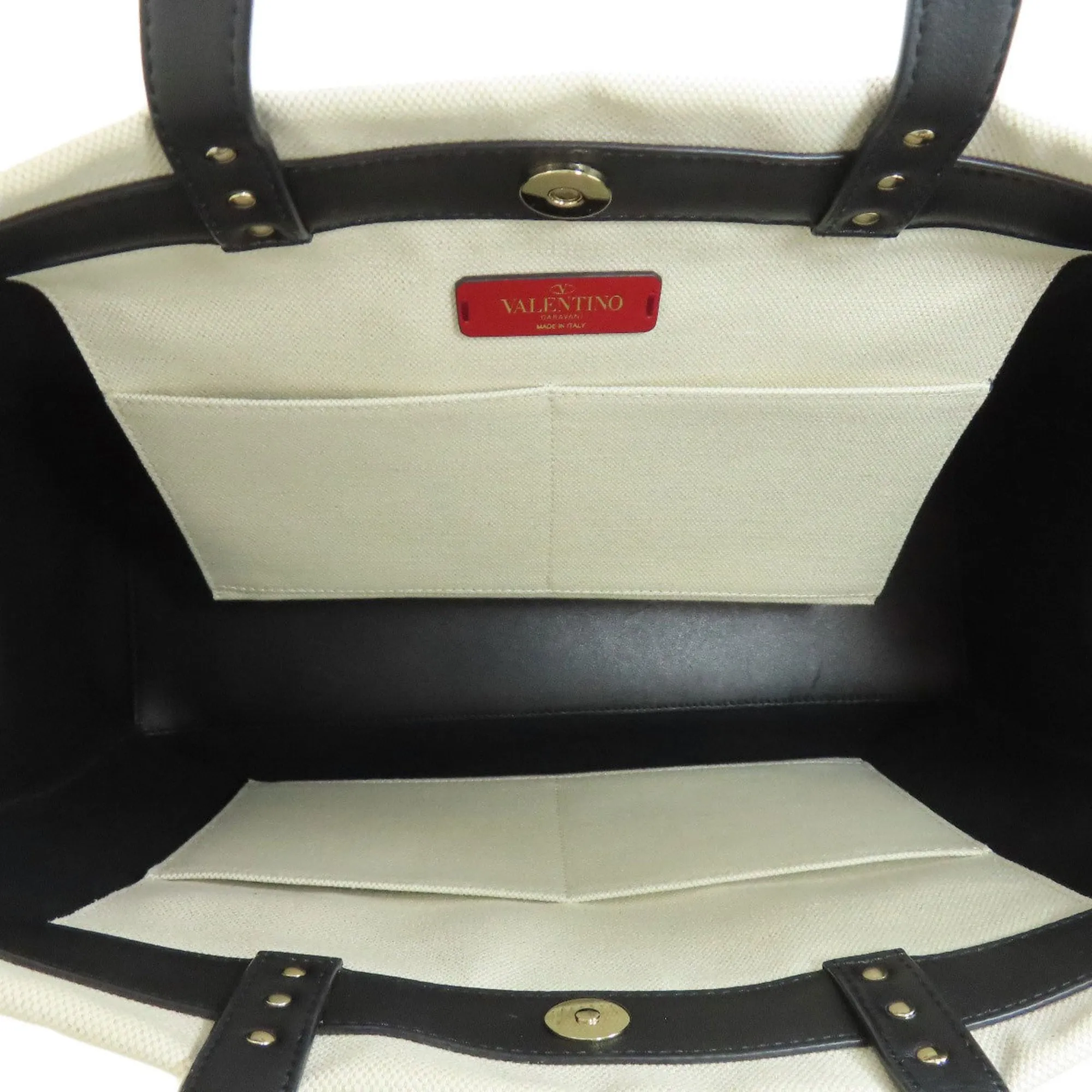 Valentino  Canvas Tote Bag (Pre-Owned)