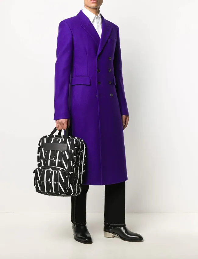 Valentino Garavani all-over logo print backpack