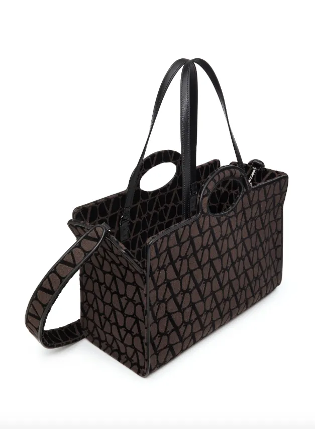 Valentino Garavani Le Troisieme toile iconographe shopping bag