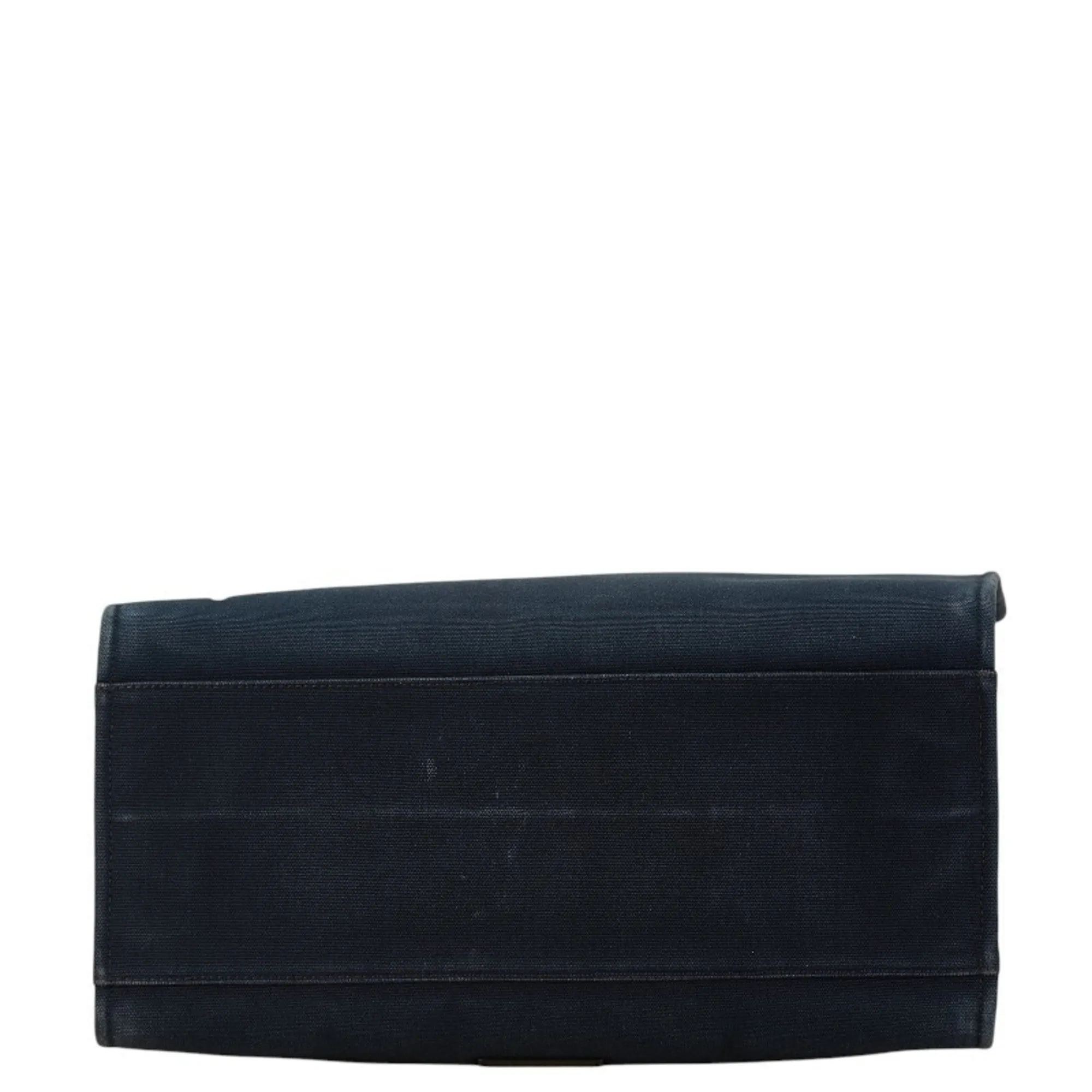 Versace  Canvas Leather Handbag Tote Bag (Pre-Owned)