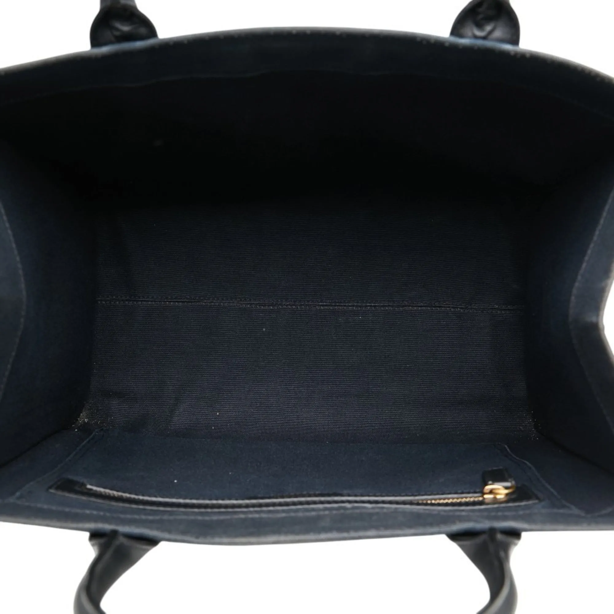 Versace  Canvas Leather Handbag Tote Bag (Pre-Owned)