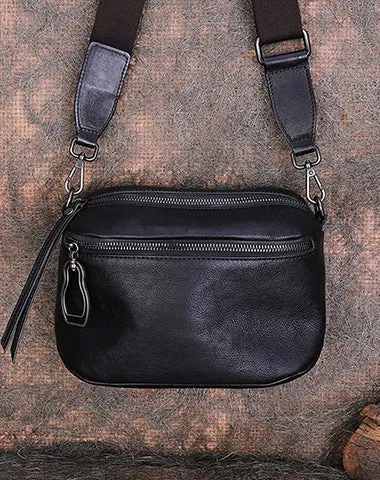 Vintage Brown Leather Womens Saddle Shoulder Bag Small Saddle Crossbody Purse for Ladies