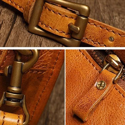 Vintage Womens Coffee Small Cube Handbag Leather Black Women's Shoulder Purse for Ladies
