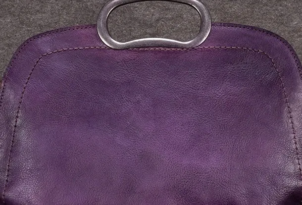 Vintage Womens Leather Handbag Stylish Shoulder Bag Purse For Women