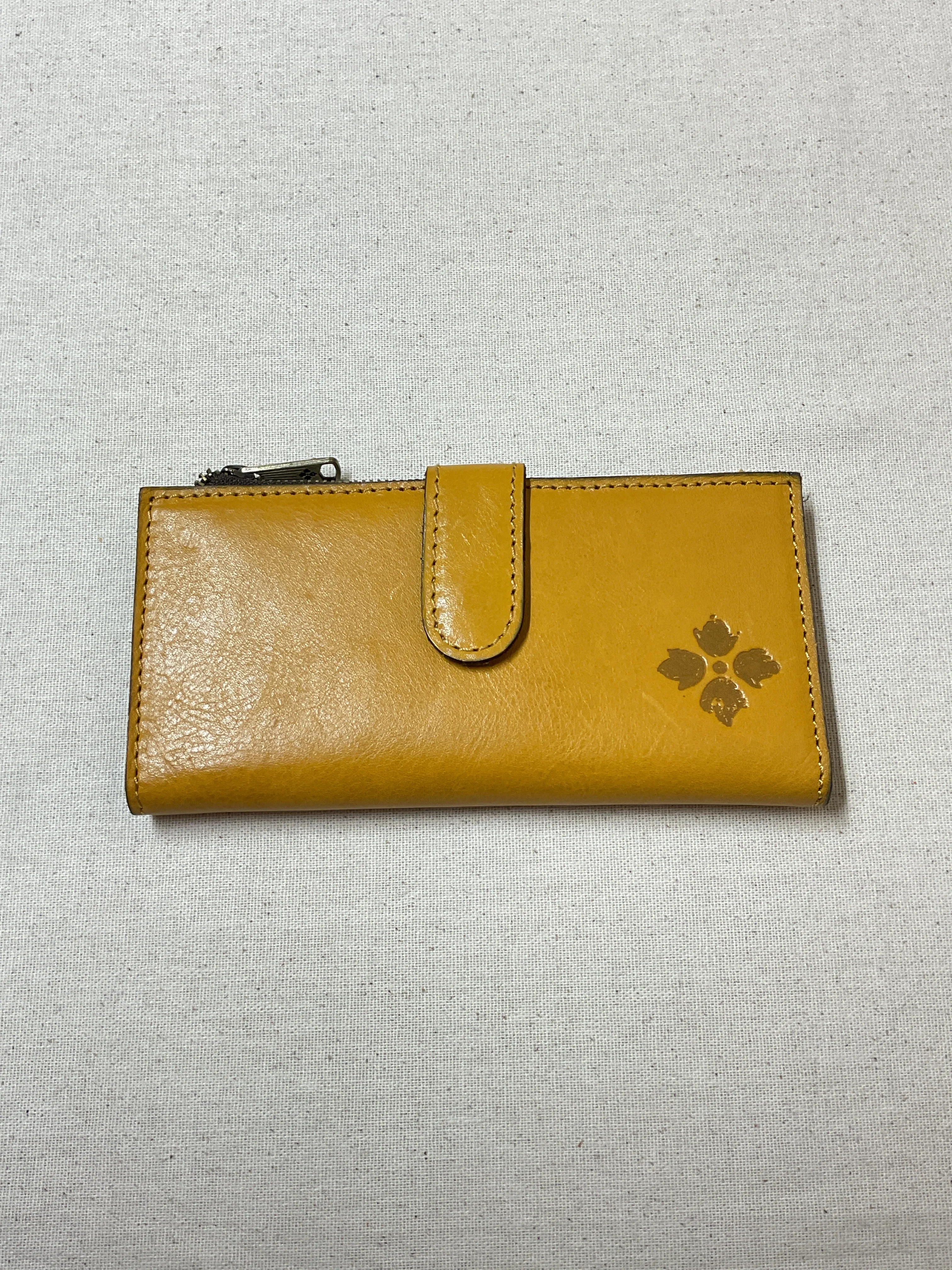 Wallet Designer By Patricia Nash In Yellow, Size:Medium
