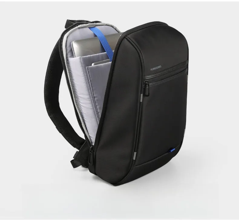 Waterproof Large Sling Bag For Men Black Oxford Fabric Business Sling Bag For Big Guy