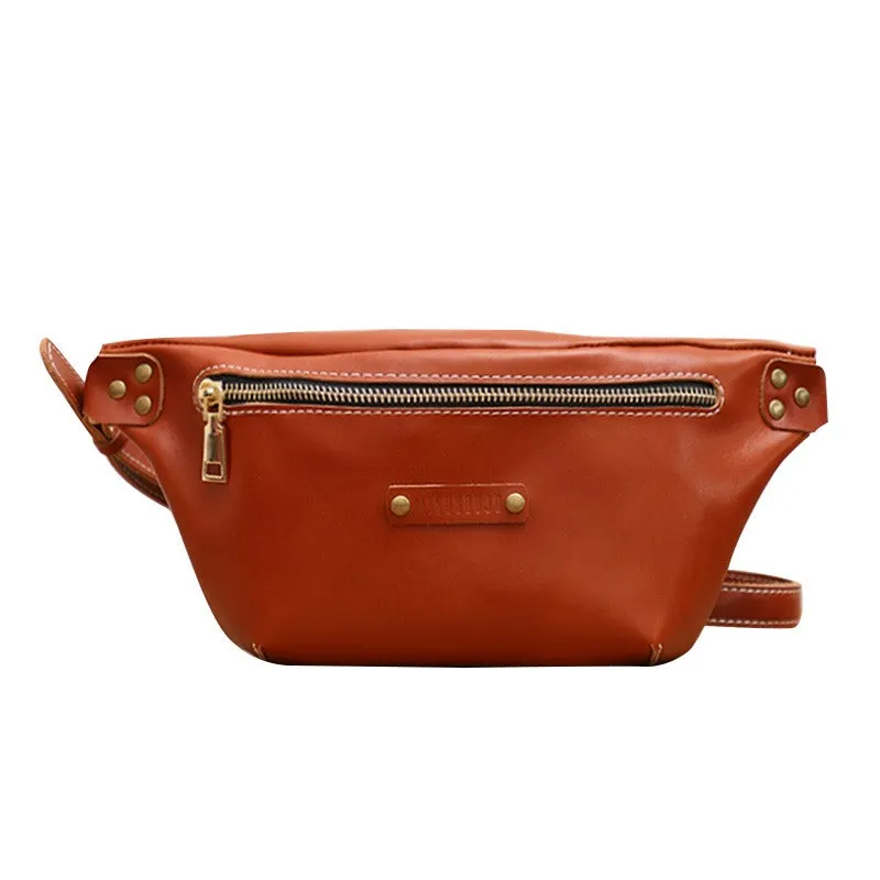 Women Brown LEATHER Sling Bag Cute Side Bag WOMEN SHOULDER BAG Small Crossbody Purse FOR WOMEN