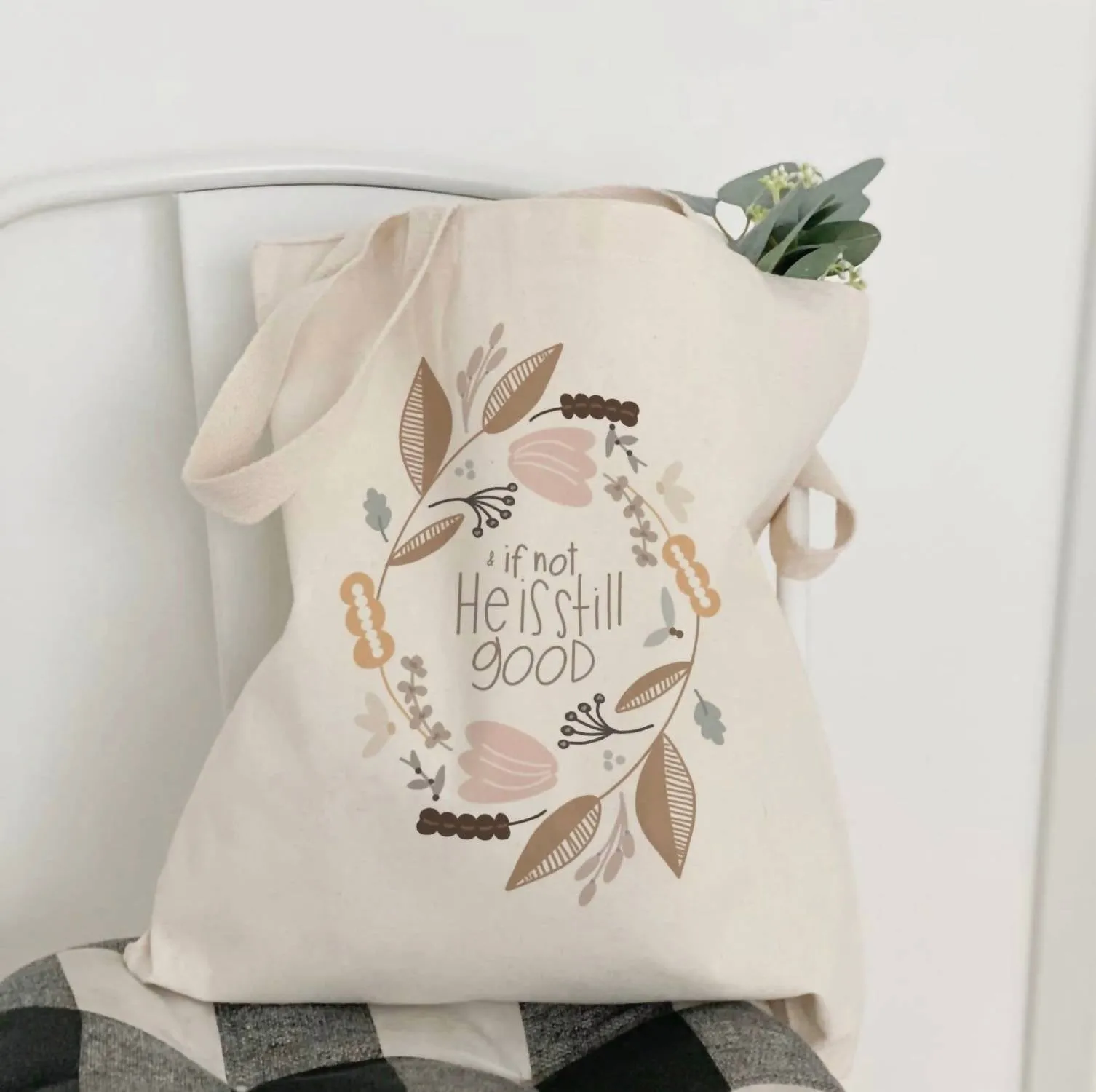 Women's If Not He Is Still Good Tote In Off White