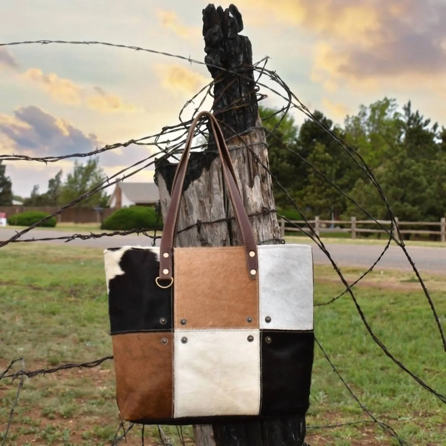 Women's Patchwork Quilt Tote Bag* In Multicolor