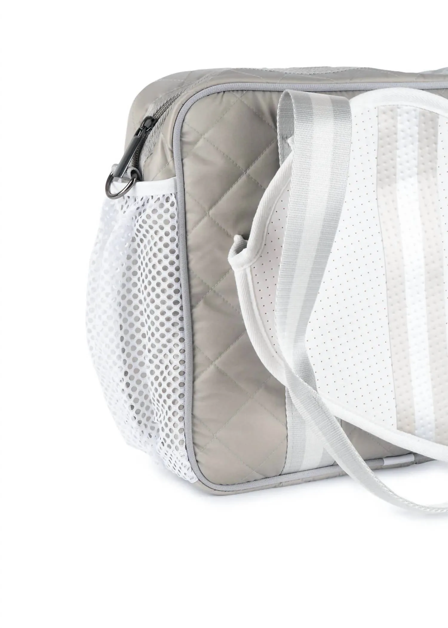 Women's Pickleball Tote Bag In White Neoprene