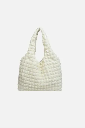 Women's Puffy Cloud Tote Bag In Ivory