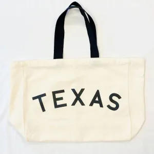 Women's State On My Mind Canvas Tote Texas In White