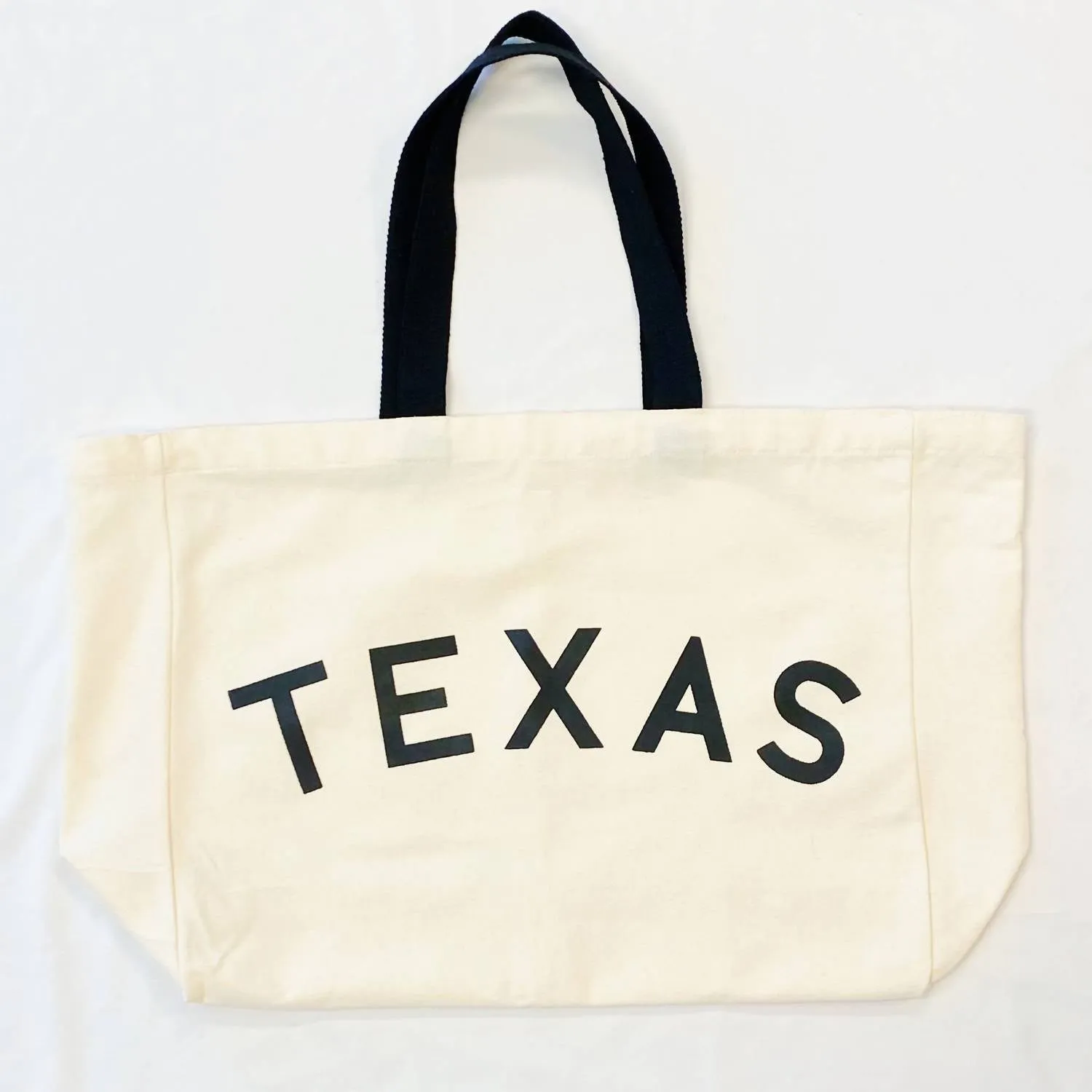 Women's State On My Mind Canvas Tote Texas In White