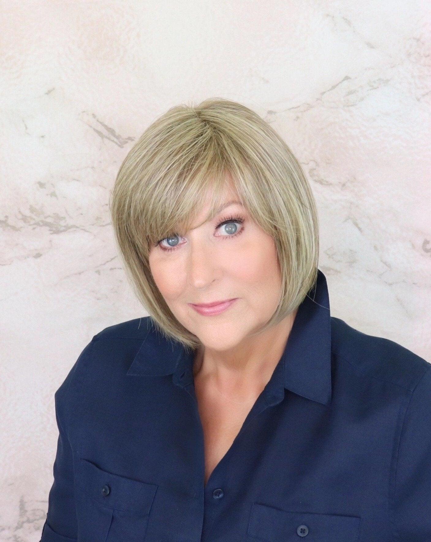 Yuri Wig by Envy | Human Hair/Heat Friendly Synthetic Blend Hair | Average Cap